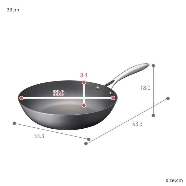 Vita Craft Super Iron Flat-Bottomed Wok With Handle