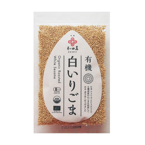 Wadaman Certified Organic Roasted White Sesame Seeds 50g