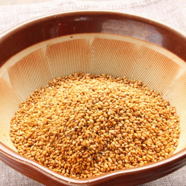 Wadaman Organic Roasted Golden Sesame Seeds Rich Aroma 50g