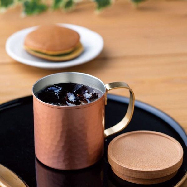 Wahei Freiz Hammered Copper Mug Moscow Mule Cup With Handle 360ml