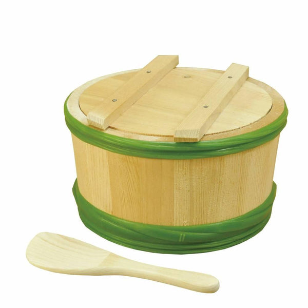 Wooden Aging Barrel For Homemade Miso Paste 1.5kg Capacity