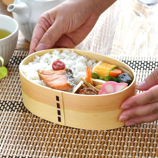 Wakacho Wooden Lacquerware Bento Box Japanese Lunch Box 700ml