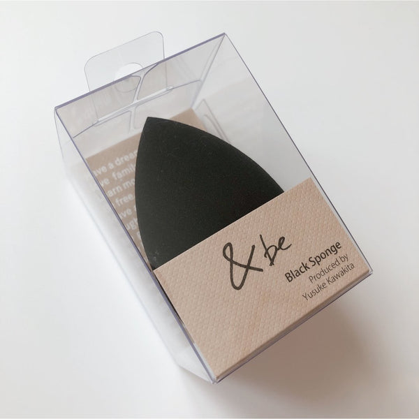 &be Cone Shaped Face Sponge Makeup Blender Black