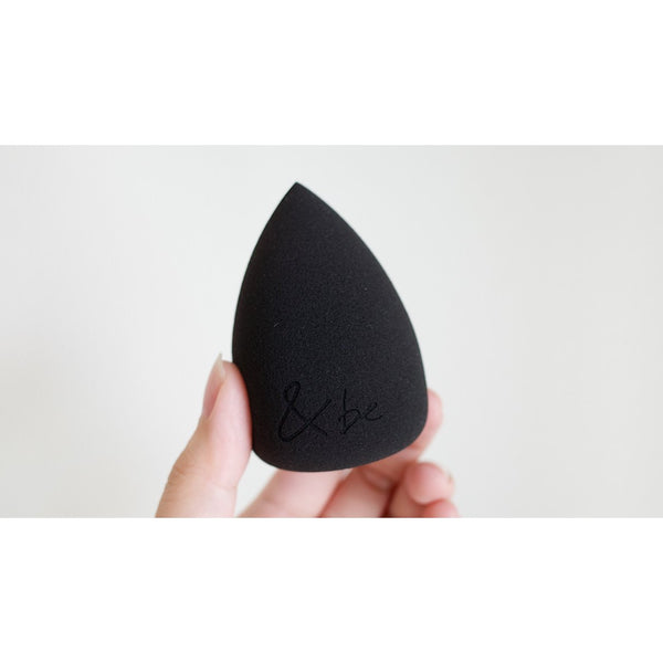 &be Cone Shaped Face Sponge Makeup Blender Black