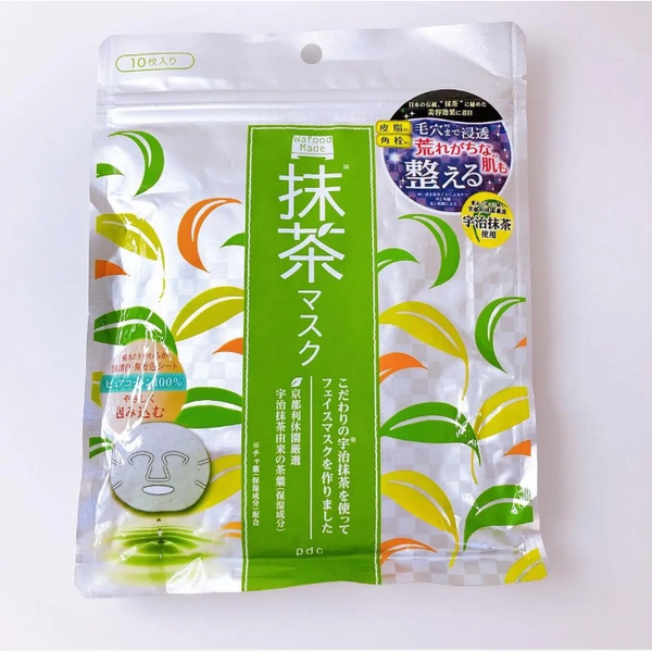 pdc Wafood Made Hydrating Uji Matcha Face Mask 10 Sheets
