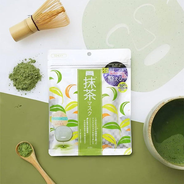 pdc Wafood Made Hydrating Uji Matcha Face Mask 10 Sheets