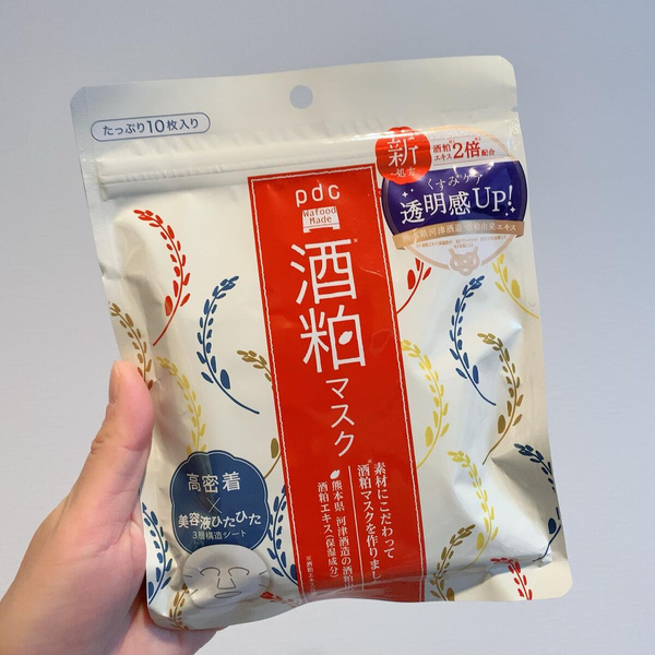 pdc Wafood Made SK Sake Lees Face Mask 10 Sheets