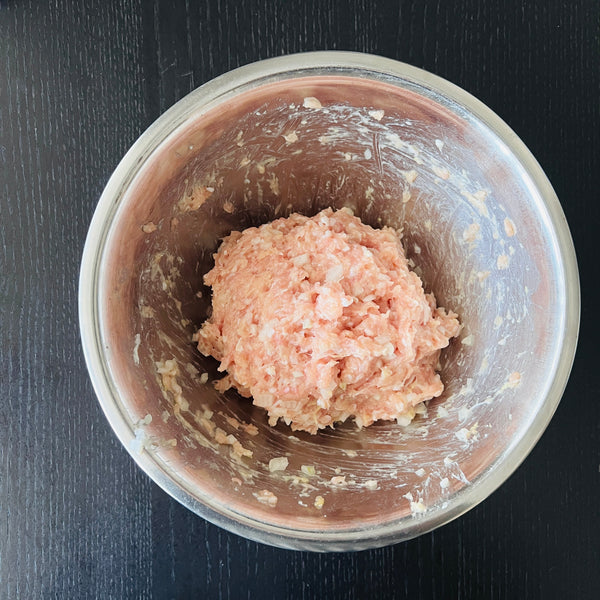 mixing everything together