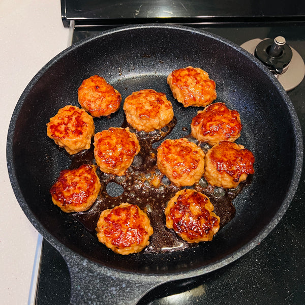 letting the seasoning mixture thicken and evaporate