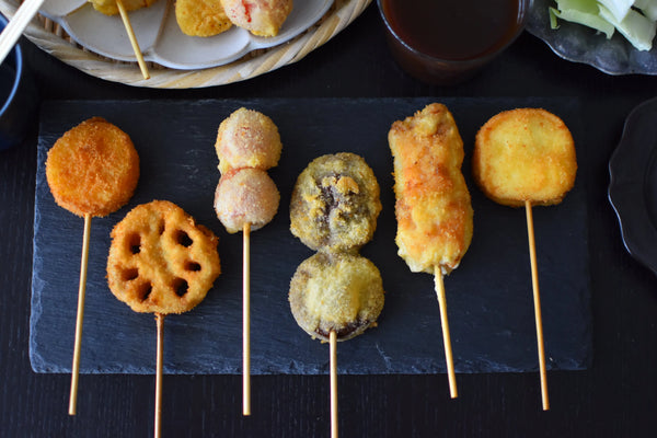 How to Make Kushikatsu (Deep-Fried Skewered Meat and Vegetables Recipe)