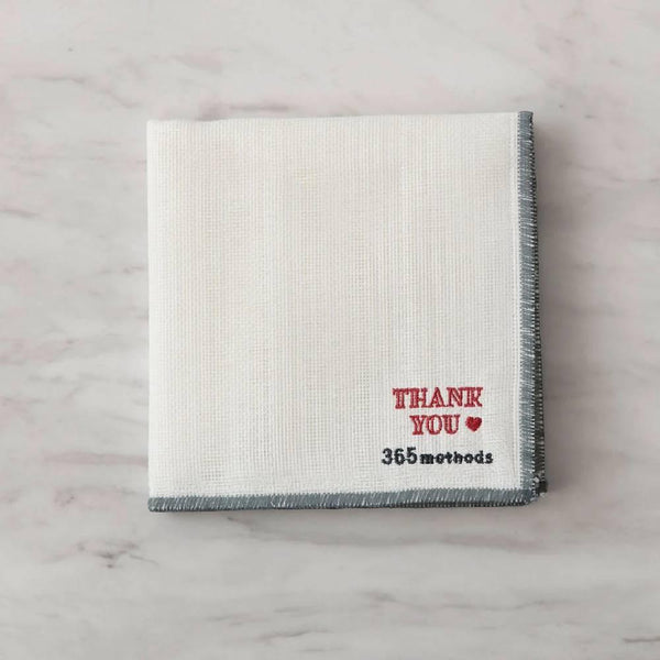 100% Rayon Dish Towel Thank You Multi Cloth Made in Japan 30x30cm