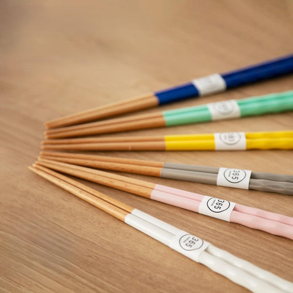 365methods Dishwasher Safe Antibacterial Carved Chopsticks 23cm