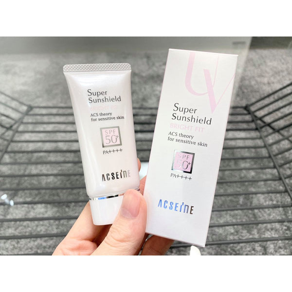 Acseine Super Sunshield Bright Fit Sunscreen For Sensitive Skin SPF50+ 40g