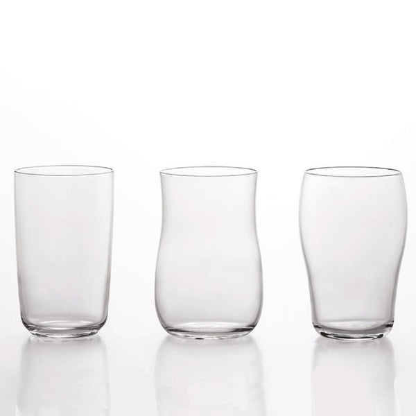 Aderia Craft Beer Glass Set Premium Short Glass Collection 3 Pieces