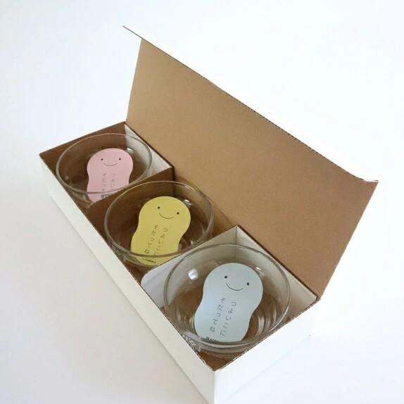 Aderia Strong Shatter-Resistant Small Glass Bowl for Children 3 Pieces