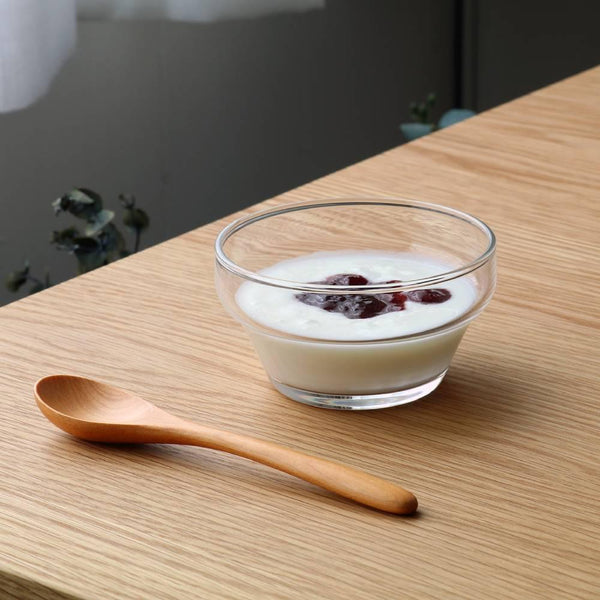 Aderia Strong Shatter-Resistant Small Glass Bowl for Children 3 Pieces