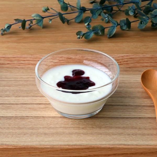 Aderia Strong Shatter-Resistant Small Glass Bowl for Children 3 Pieces