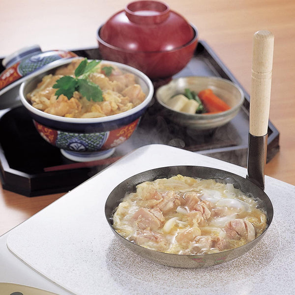 Akagawa Kibutsu Stainless Steel Oyakodon Pan Non-Stick 178mm 91031