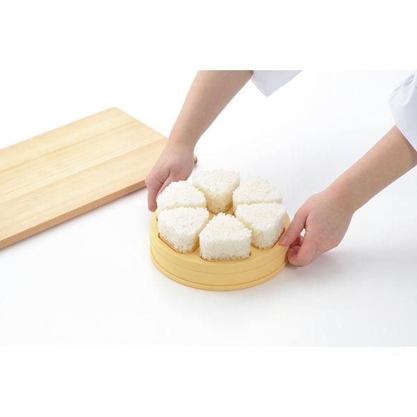 Akebono Quick & Fun Onigiri Maker 6-Space Pop-Up Onigiri Mold