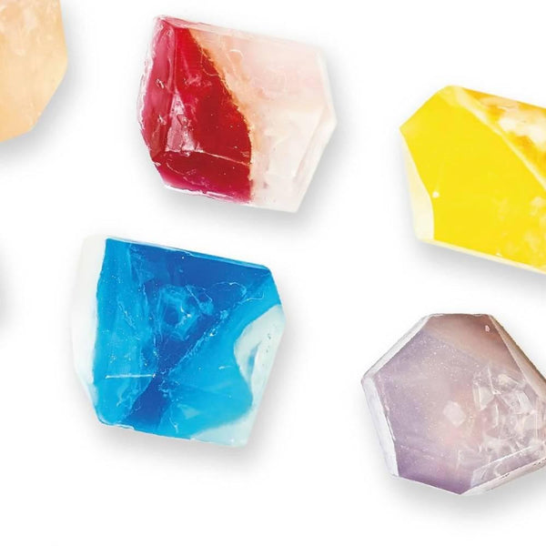 Amethyst Jewelry Soap Handmade Moisturizing Purple Crystal Bar Soap 60g