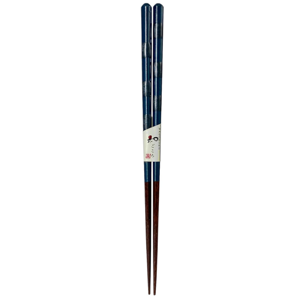 Aoba Dishwasher Safe Wooden Chopsticks Musou Blue 26cm