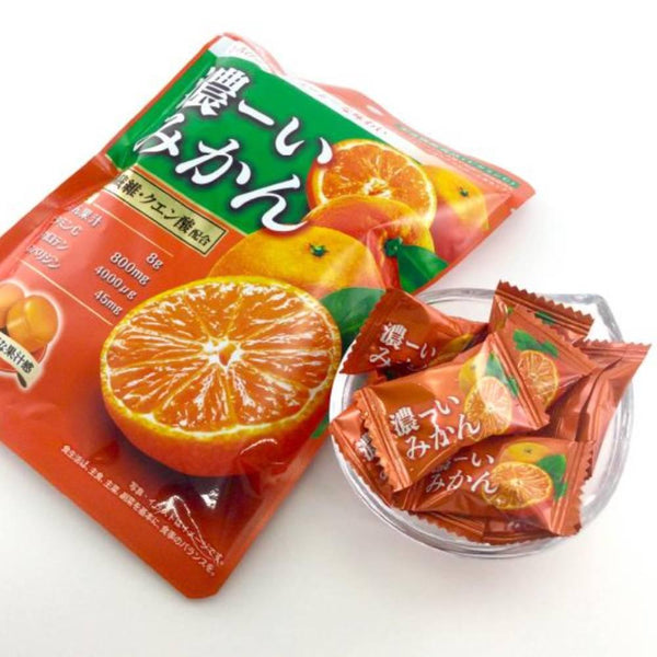 Asahi Koi Mikan Rich Mandarin Orange Candy 84g