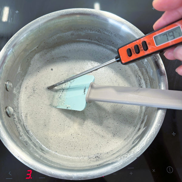 heating until 80 degrees C