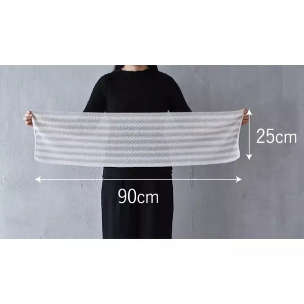 Body Towel Bamboo Fiber Gentle Exfoliating Japanese Washcloth 25x90cm