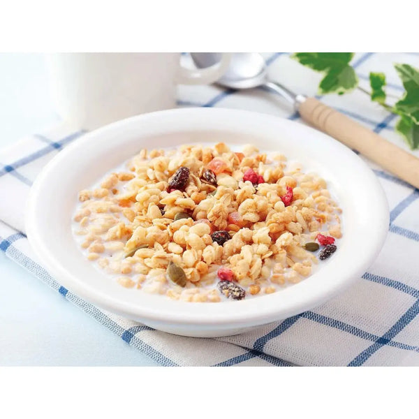 Calbee Frugra High Fiber Crunchy Granola Cereal With Dried Fruits 24.7oz