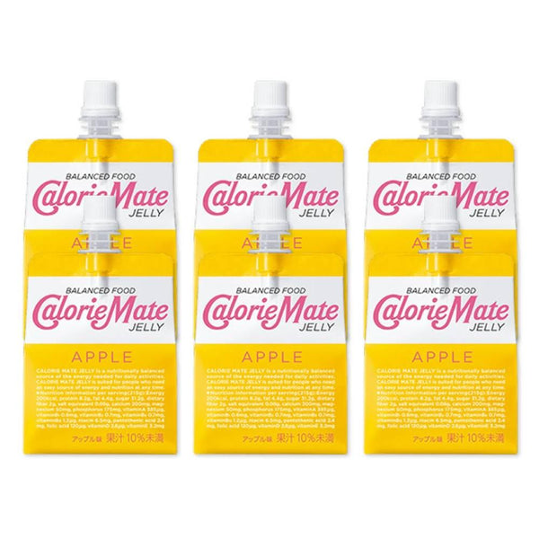 Calorie Mate Jelly Balanced Food Apple 215g x 6 Units
