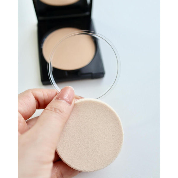 Cefine Silk Wet Powder Foundation Compact Case With Sponge