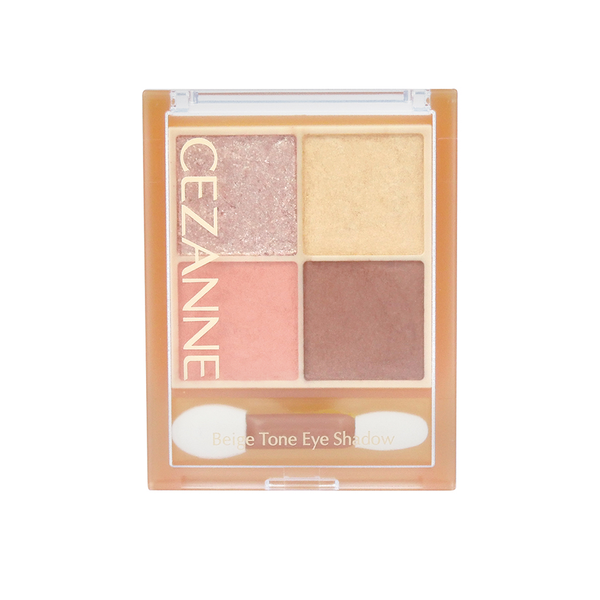 Cezanne Beige Tone Eyeshadow Four Color Eye Shadow Palette 4.3g