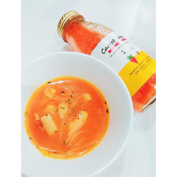 Chikyubatake Carrot Juice From Organic Carrots Multipurpose Juice 200ml