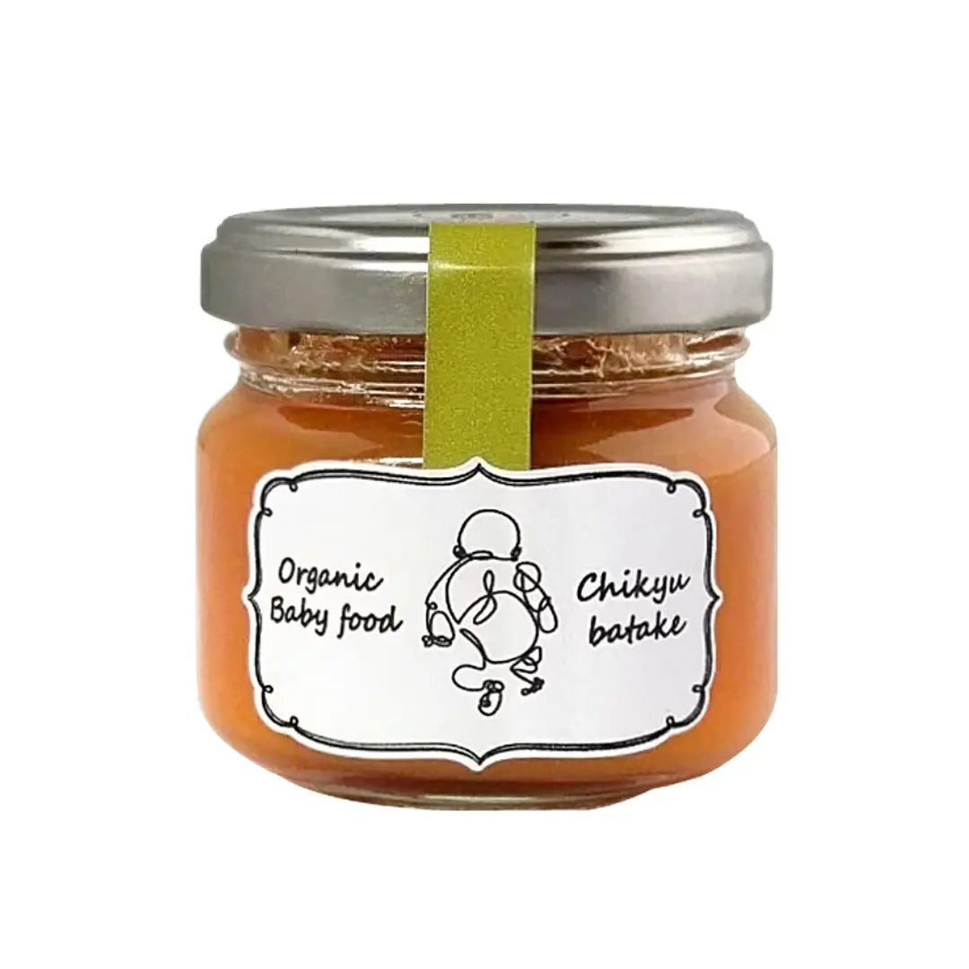 Chikyubatake Organic Carrot & Onion Baby Food Puree 5m+ 2.5oz