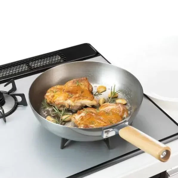 Chitose Japanese Iron Non-Stick Frying Pan (IH Compatible) 26cm