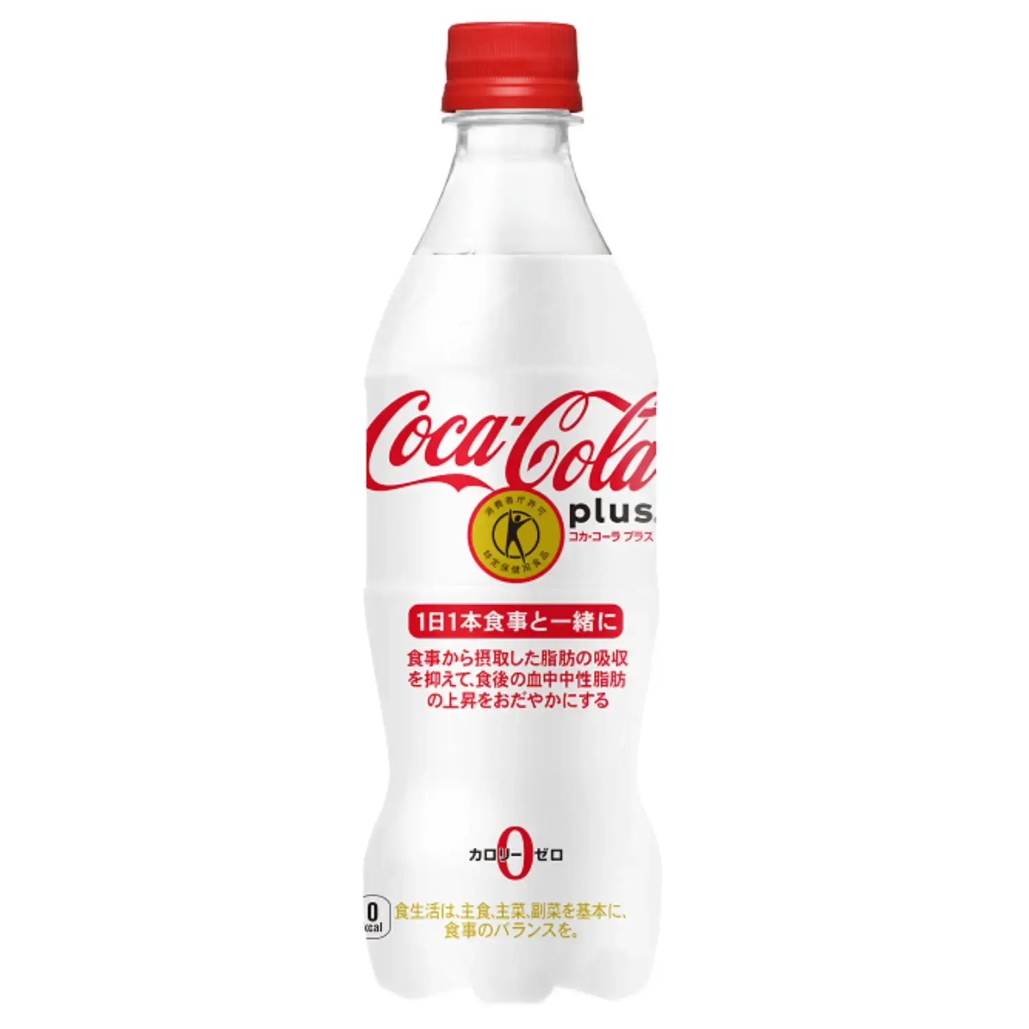 Coca-Cola Plus Zero Calorie Fiber Enriched Health-Support Soft Drink 470ml