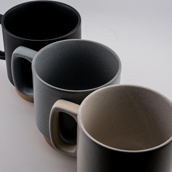 Cocochi Mug Stackable Ceramic Coffee Cup Space-Saving Matte Finish 320ml