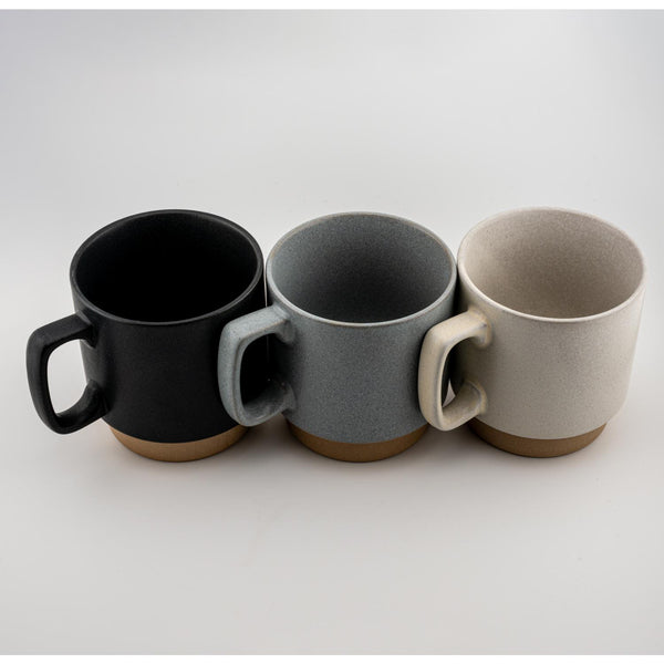 Cocochi Mug Stackable Ceramic Coffee Cup Space-Saving Matte Finish 320ml