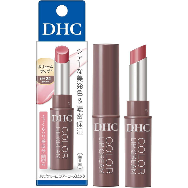 DHC Color Lip Cream Unscented Natural Lipstick Pink 0.1oz