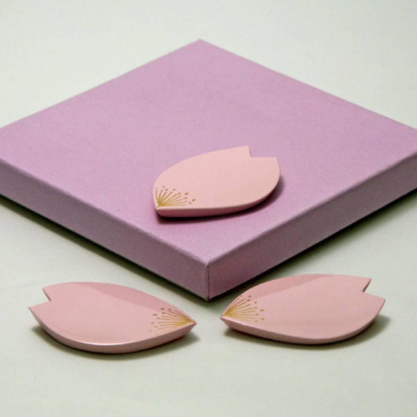 Decorative Sakura Chopsticks Rest Cherry Blossom Petal Shaped Pink 1pc