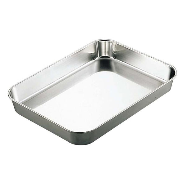 Deep Stainless Steel Food Prep Tray Large Size 415mm