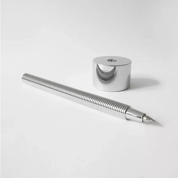 Delight Labo Igarashi Takenobu Standing Ballpoint Pen Silver