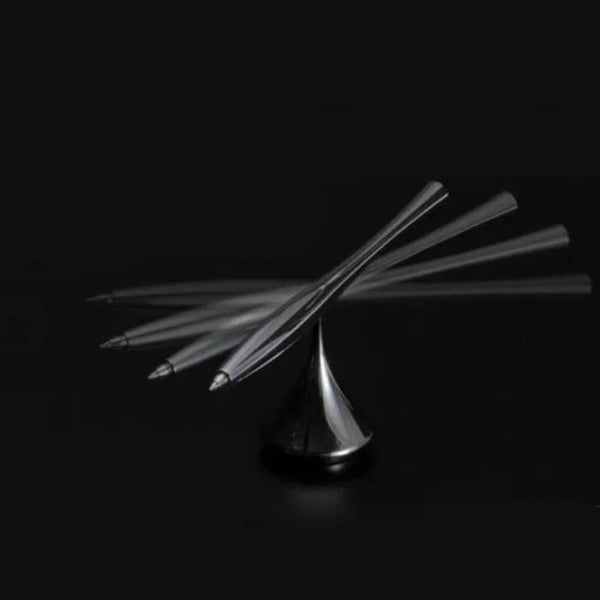 Delight Labo Metal Float Unique Floating Spinning Pen And Pen Holder