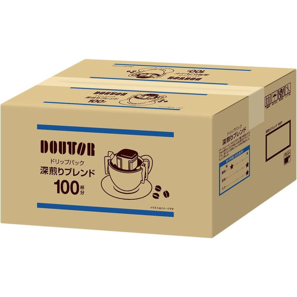 Doutor Drip Coffee Pack Dark Roast Blend 100 Bags