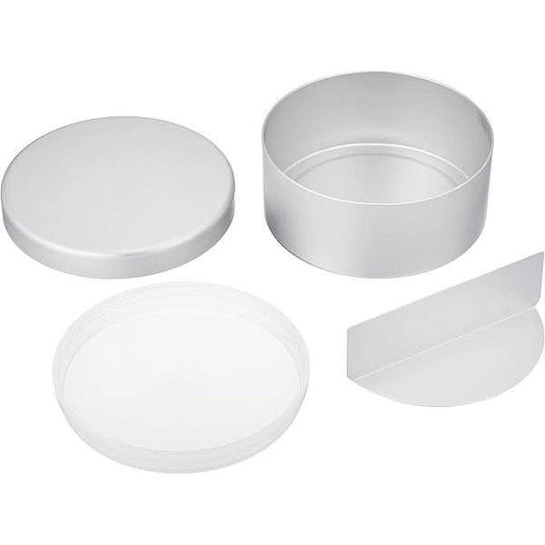 Eco Deli Round Bento Box Easy-to-Clean Aluminum Lunch Box 400ml