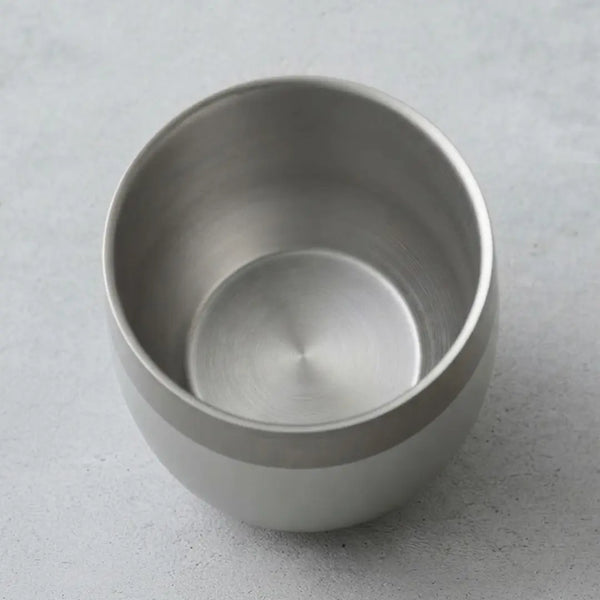 Enzo Stainless Steel Double-Wall Wide-Mouth Drinking Cup Tumbler 8.8 oz