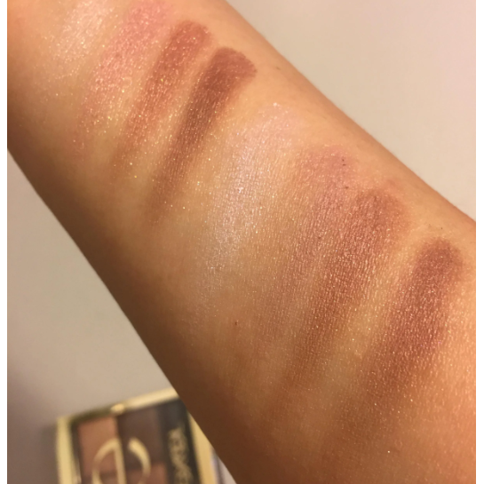 Excel Skinny Rich Shadow 4-Color Eyeshadow Quad Natural Brown Tones