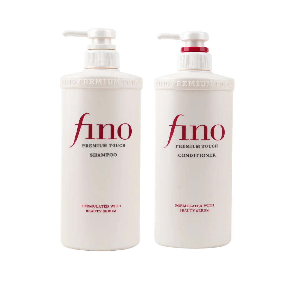 Fino Premium Touch Shampoo & Conditioner Set Smooth Repair Hair
