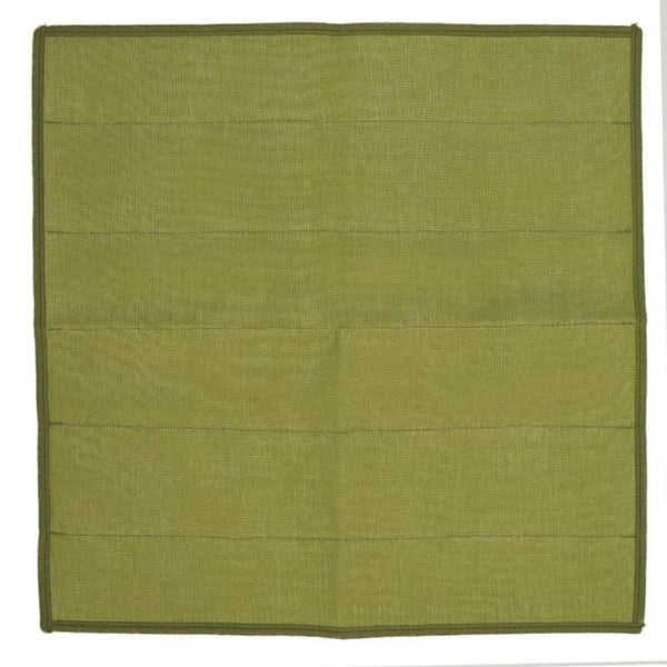 Five Layer Muslin Dish Cloth Olive Green Cotton Dish Towel For Gifting