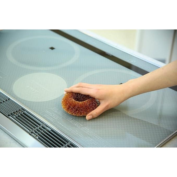 Fujisho Copper Antibacterial Tawashi Non-Scratch Scrubber